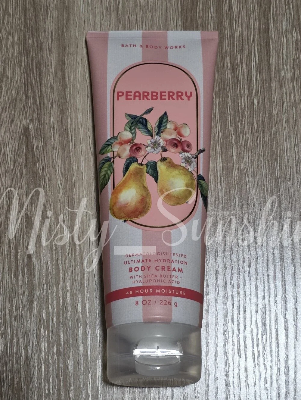 Bath & Body Works Pearberry Body Cream 8oz New RARE